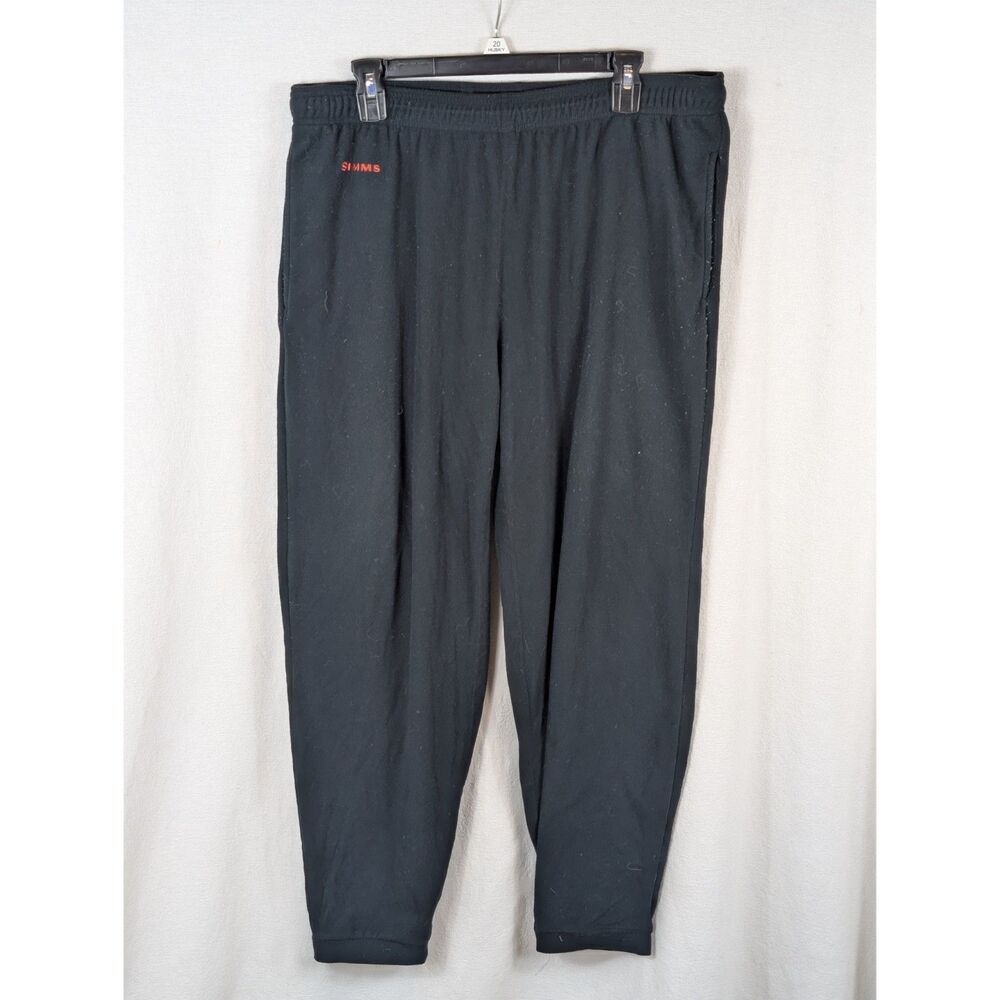 Simms Fishing Products Fleece Pants Black Men's Size XL